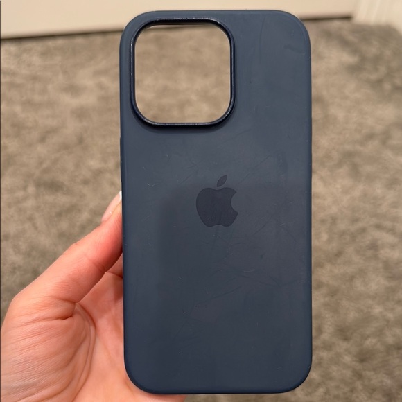 Apple Other - Apple Navy Blue Silicone iPhone 14 Pro Case